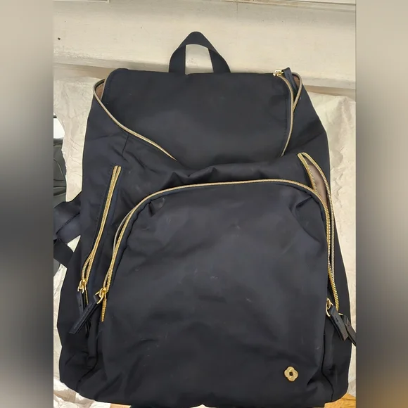 Samsonite Navy Blue Backpack, Pre-loved In Good Condition Unisex - Picture 1 of 8
